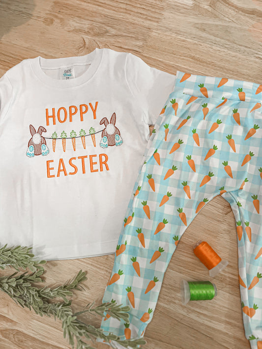 Hoppy Easter 🥕 embroidered shirt only